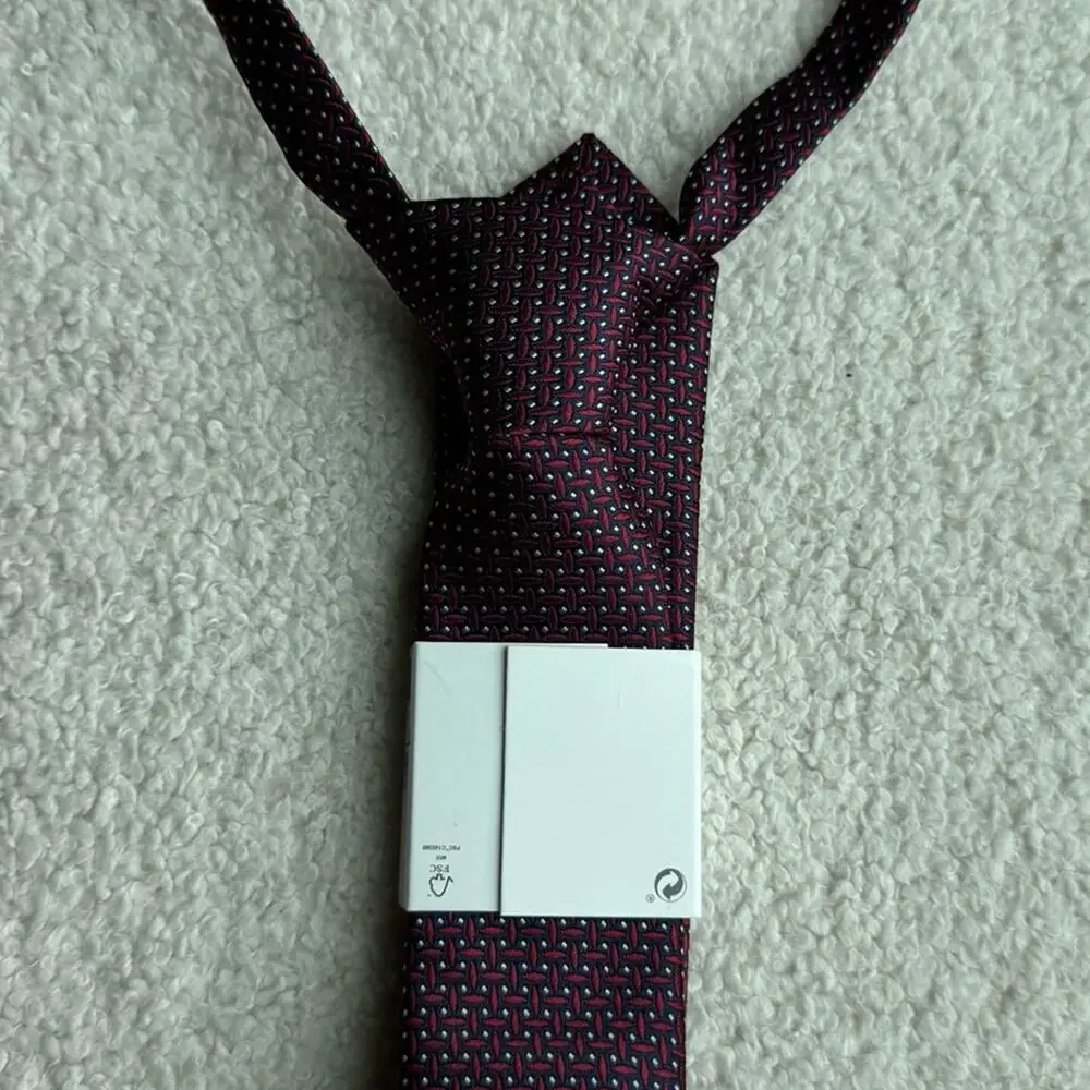 NWT Zara Boys Clip On Adjustable Tie Sz M 5-14 years
